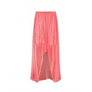 NEW FORTE FORTE women's organza plisse skirt in peonia